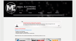 Desktop Screenshot of medalelectronic.com